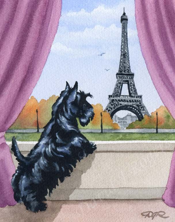 A Scottish Terrier other print based on a David J Rogers original watercolor