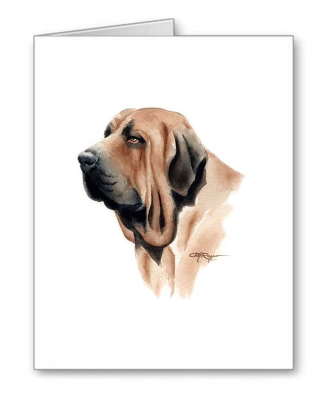 Fila Brasileiro Watercolor Art Paintings – Dog Prints Gallery
